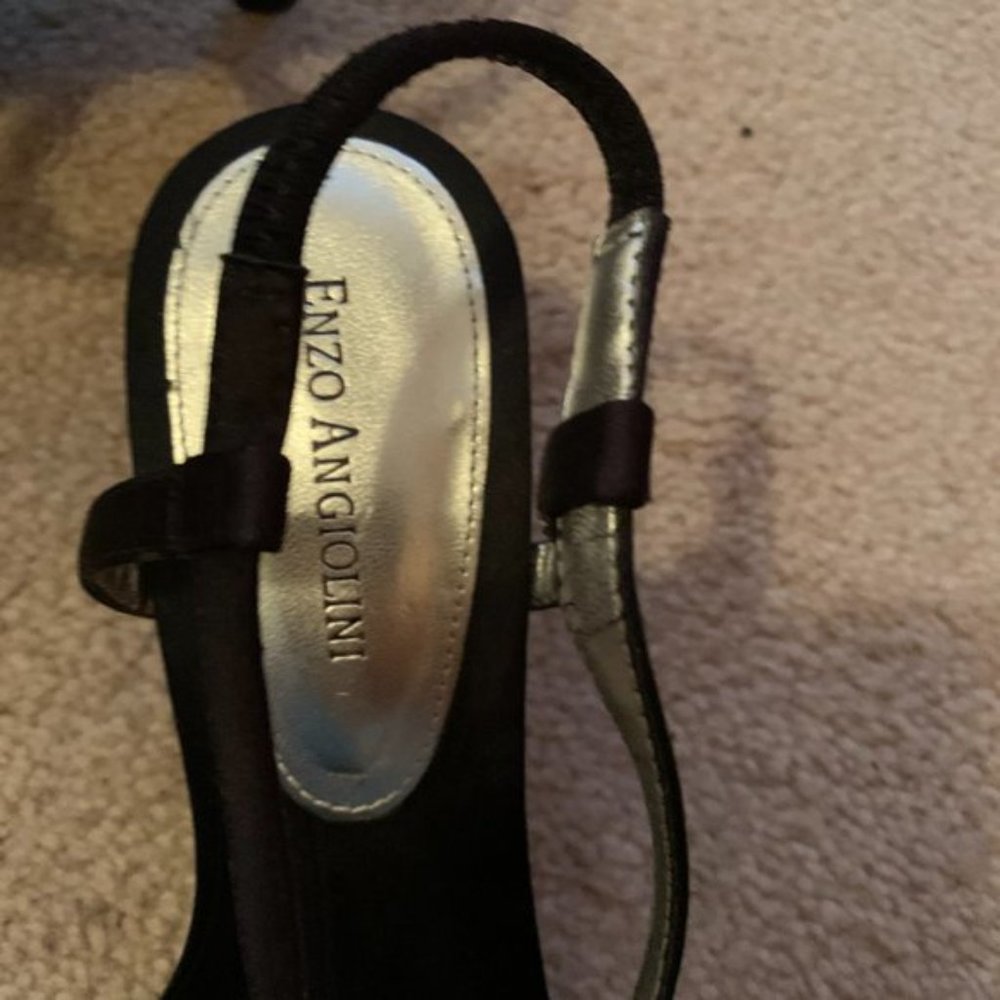 Rhinestone Evening Slingback Sandal - Picture 3 of 5